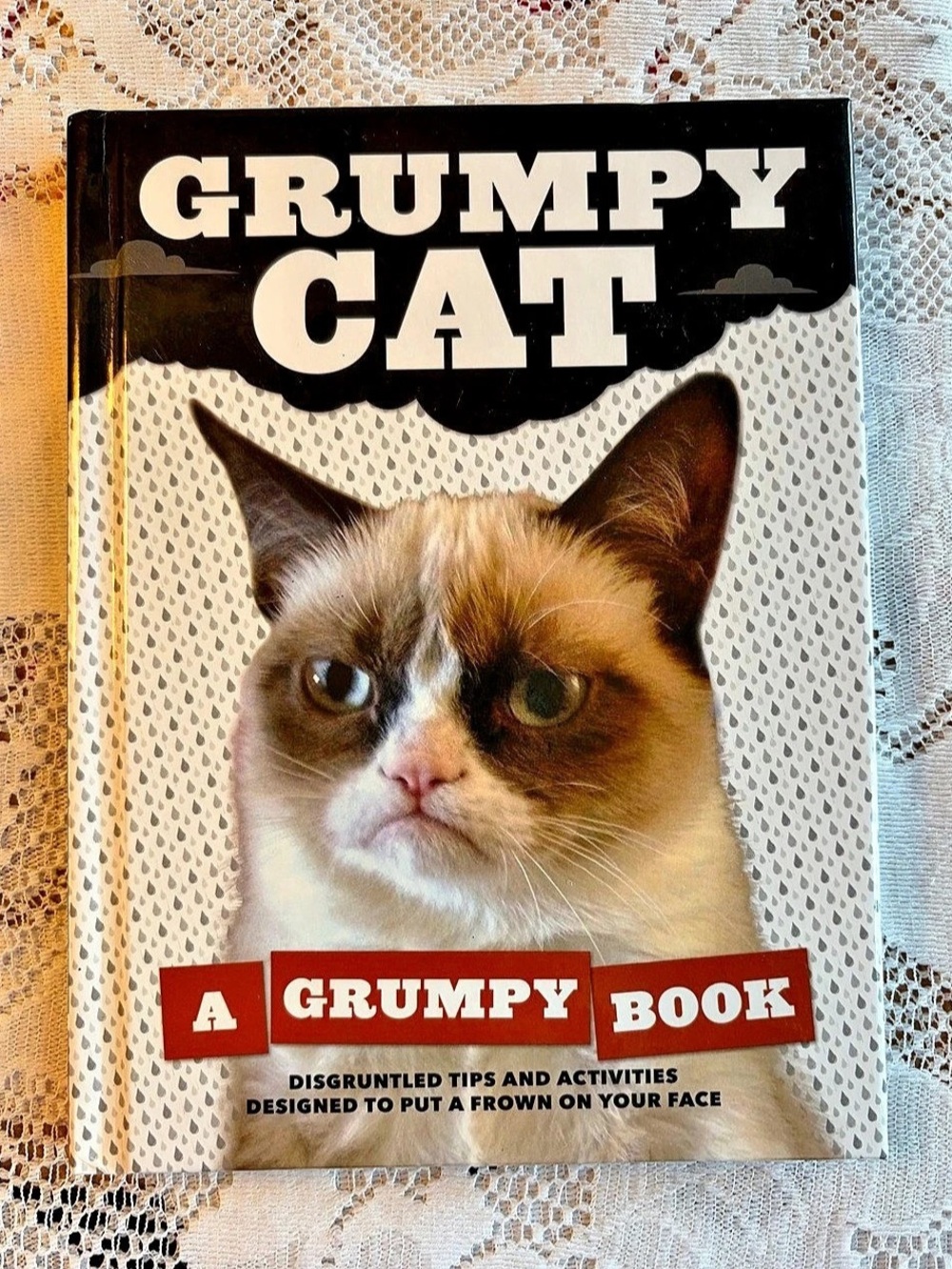 3/$30✨😾📕Grumpy Cat: A Grumpy Book | Hardcover Humor Novelty Gift Book Like New😻